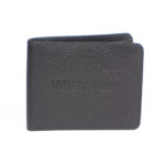 VirginModa Black Titch Button Genuine Leather Men's Wallet